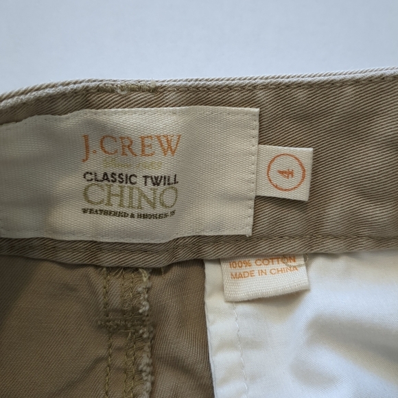 J Crew Classic Cotton Twill Chino Khaki Mini Skirt, Size 4 - Picture 5 of 7